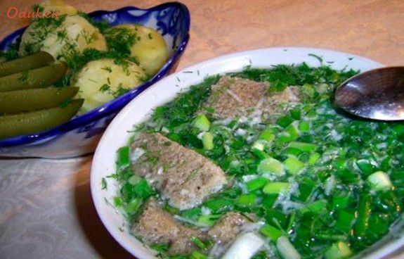 тюря, воде, русская