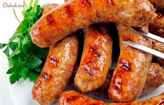 домашние, жареные, колбаски, свинина, жир домашние, жареные, колбаски, свинина, жир