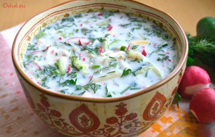 окрошка, салями окрошка, салями