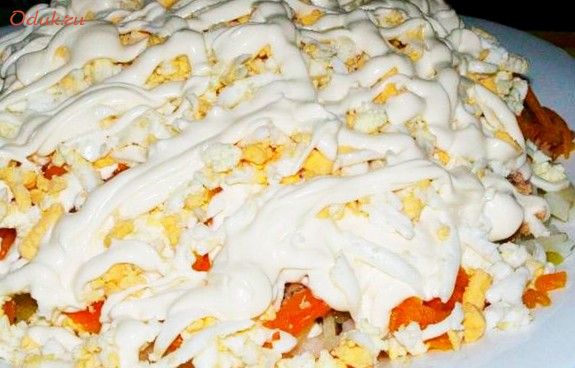 слоеный, салат