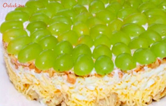 слоеный, салат, тиффани