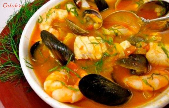 по-итальянски, морепродуктами