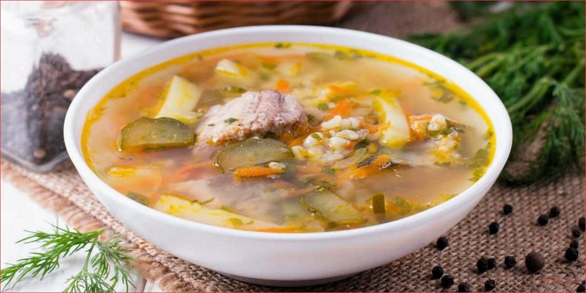 (рассольник, картошка) Рассольник картошка