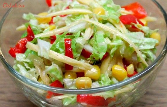 салат, курицей, капуста салат, курицей, капуста