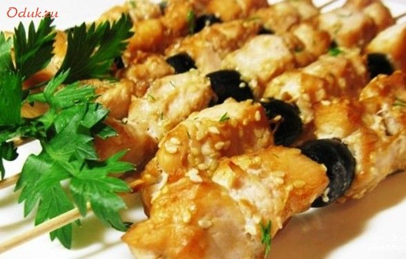 шашлык, курицы, маринад