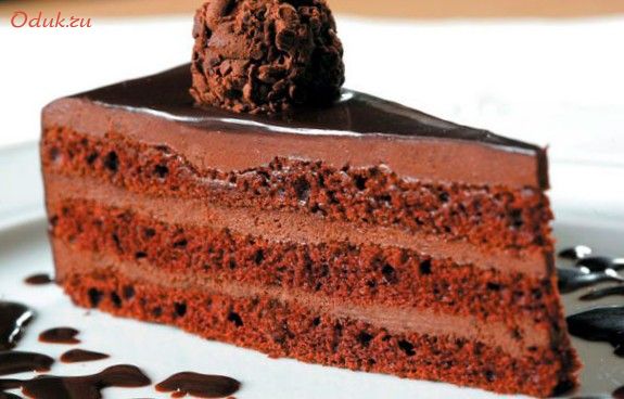 шоколадный, торт, жир