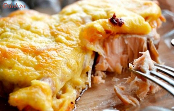 сочная, рыба, запеченная сочная, рыба, запеченная