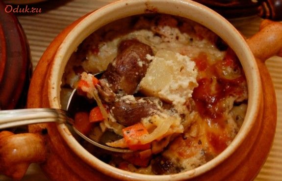 жаркое, сердечек