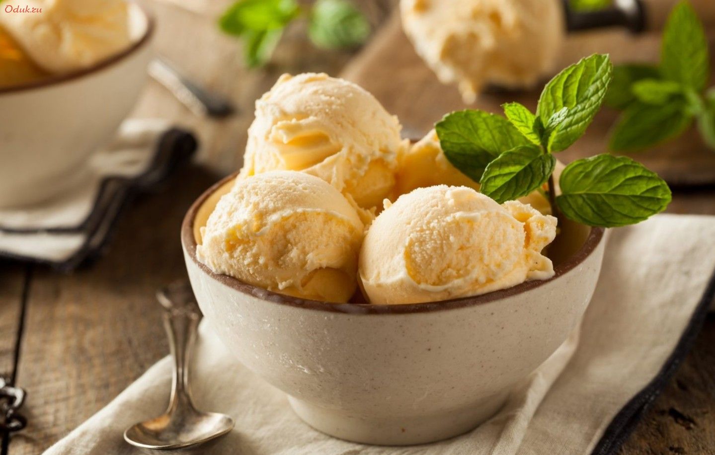 мандариновое, мороженое