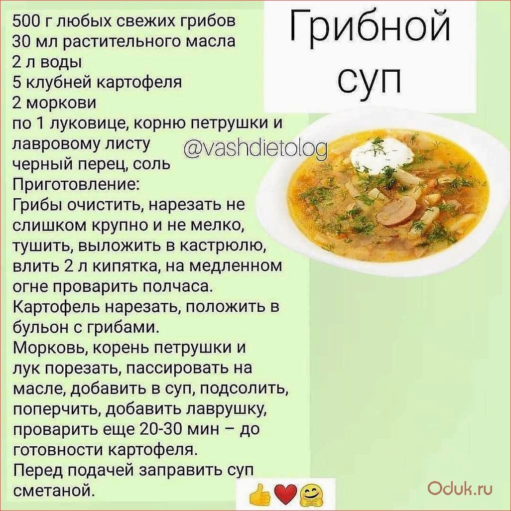 Список супов