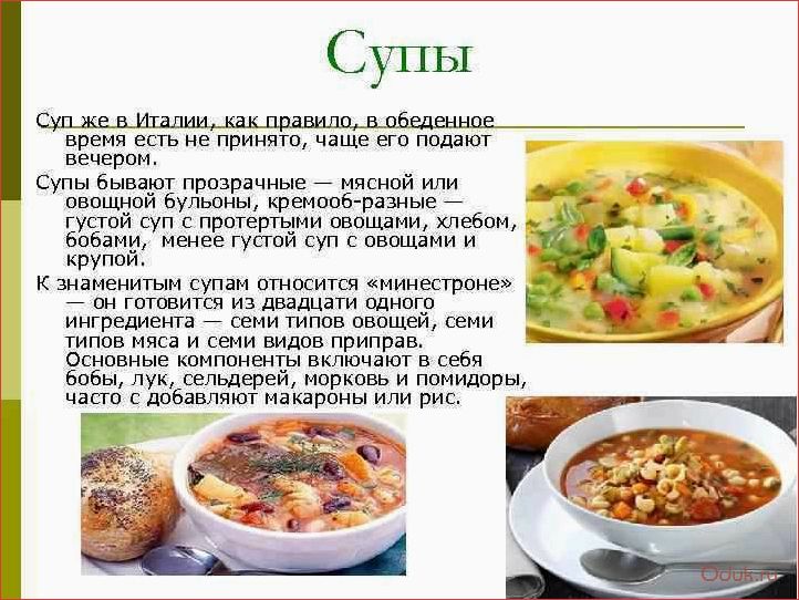 Список супов