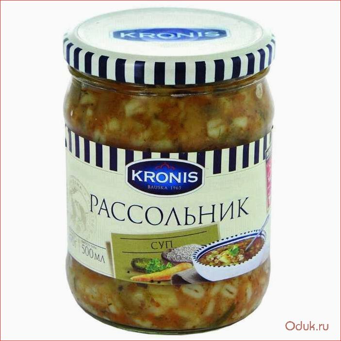 Консервированные супы: вкусные и удобные решения для быстрого приготовления