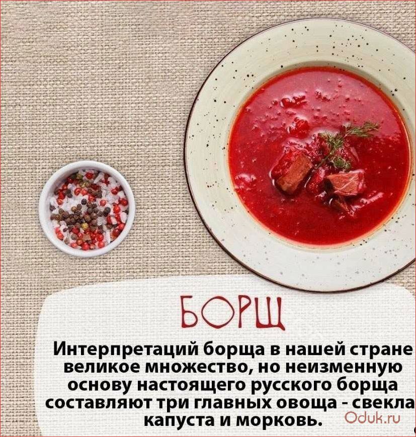 Рецепт борща