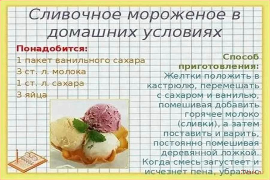 Домашнее мороженое с нежным вкусом и без использования сливок