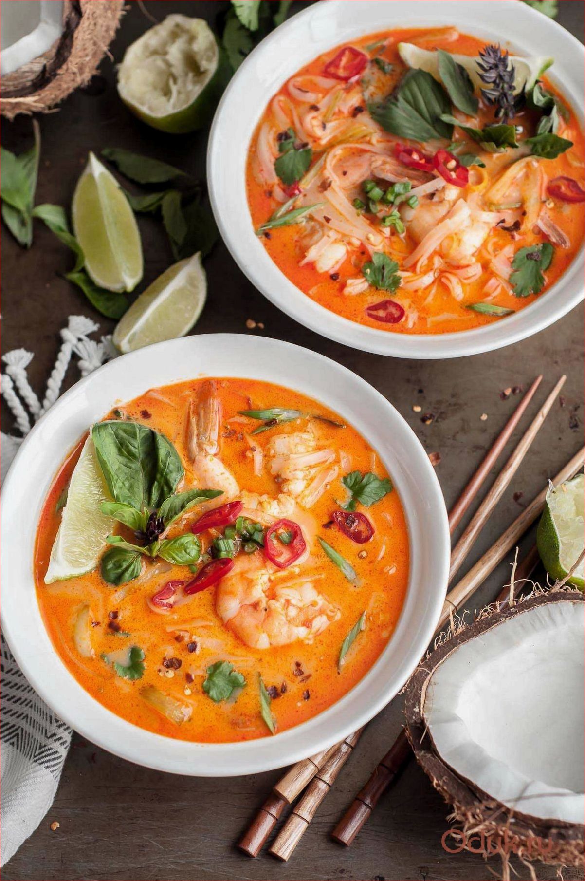 Тайский суп: ароматный и острый вкус в каждой ложке