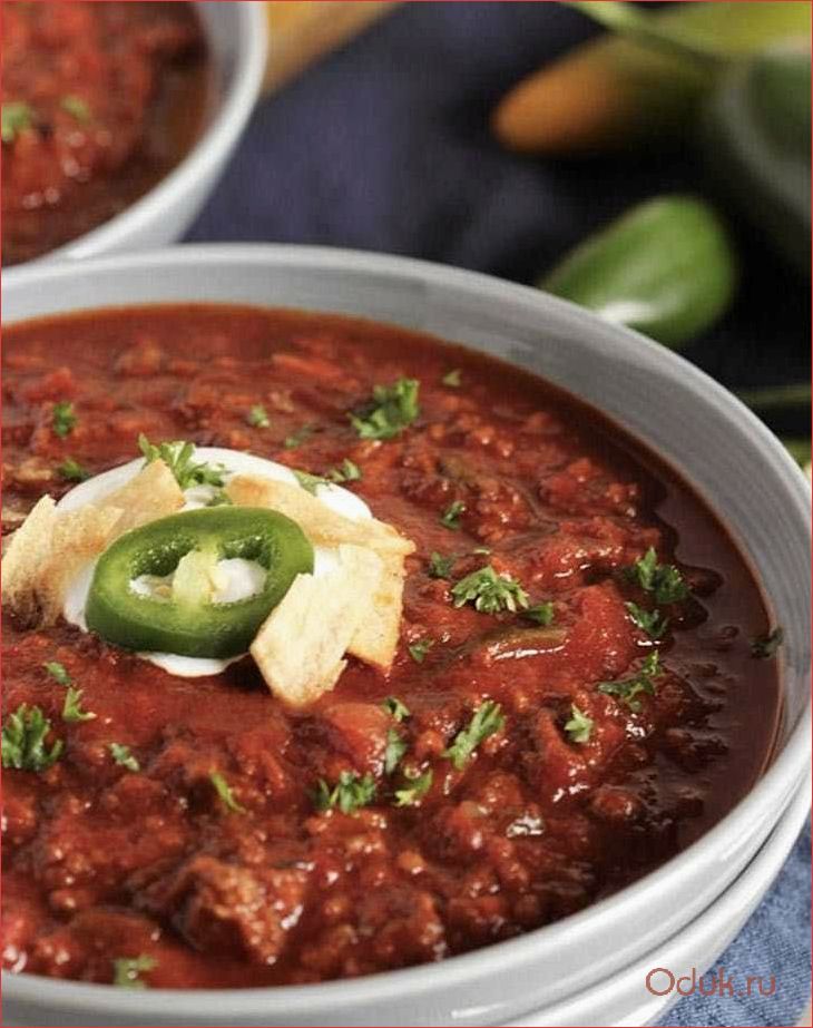 Чили суп: рецепты и секреты приготовления