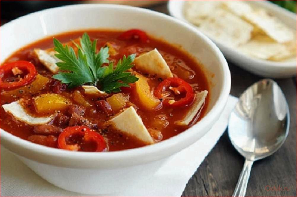 Чили суп: рецепты и секреты приготовления