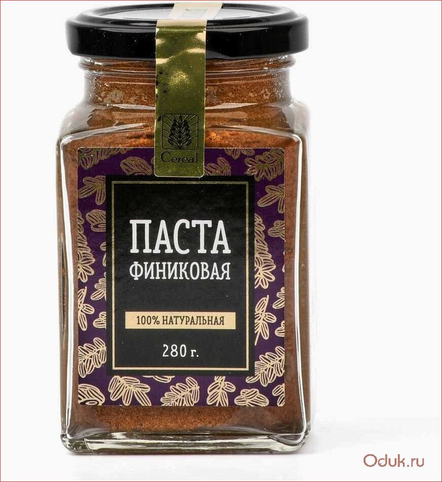 (изысканная, ароматная, финиковая, паста, рецепты) Изысканная и ароматная финиковая паста — рецепты приготовления и полезные свойства