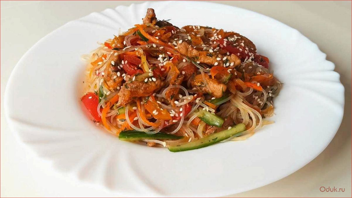 (приготовьте, вкуснейшую, фунчозу, грибами, овощами) Приготовьте вкуснейшую Фунчозу с грибами и овощами по-корейски и порадуйте себя и своих близких