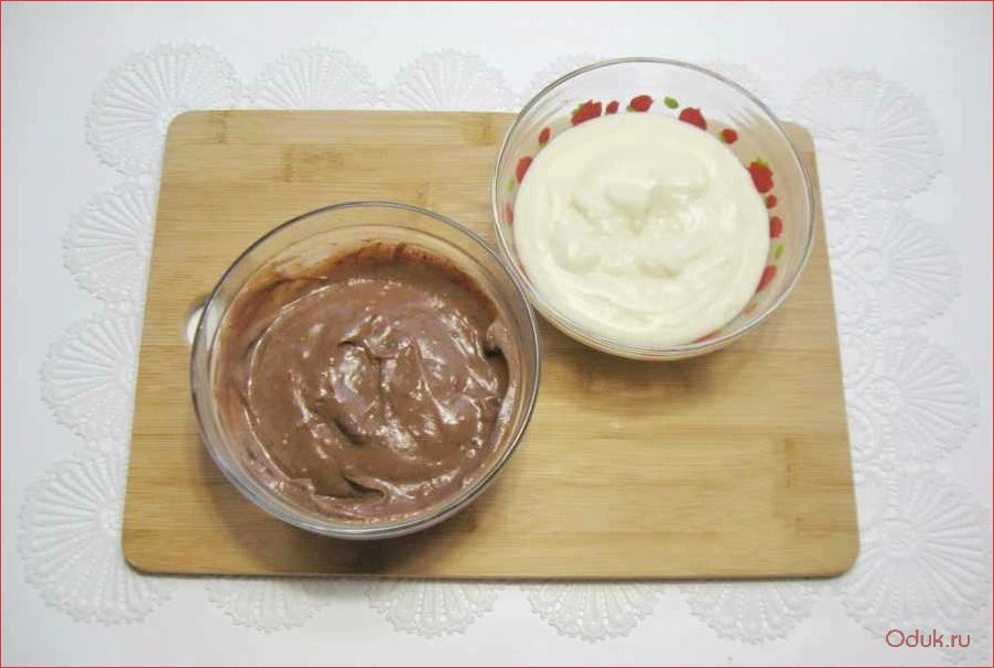 Приготовление вкусного и нежного шоколадно-ванильного крема без особых усилий