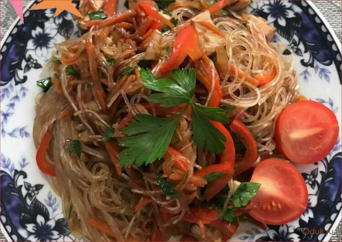 Фунчоза с овощами и мясом по-корейски — лучший рецепт приготовления фунчозы с говядиной и овощами в корейском стиле