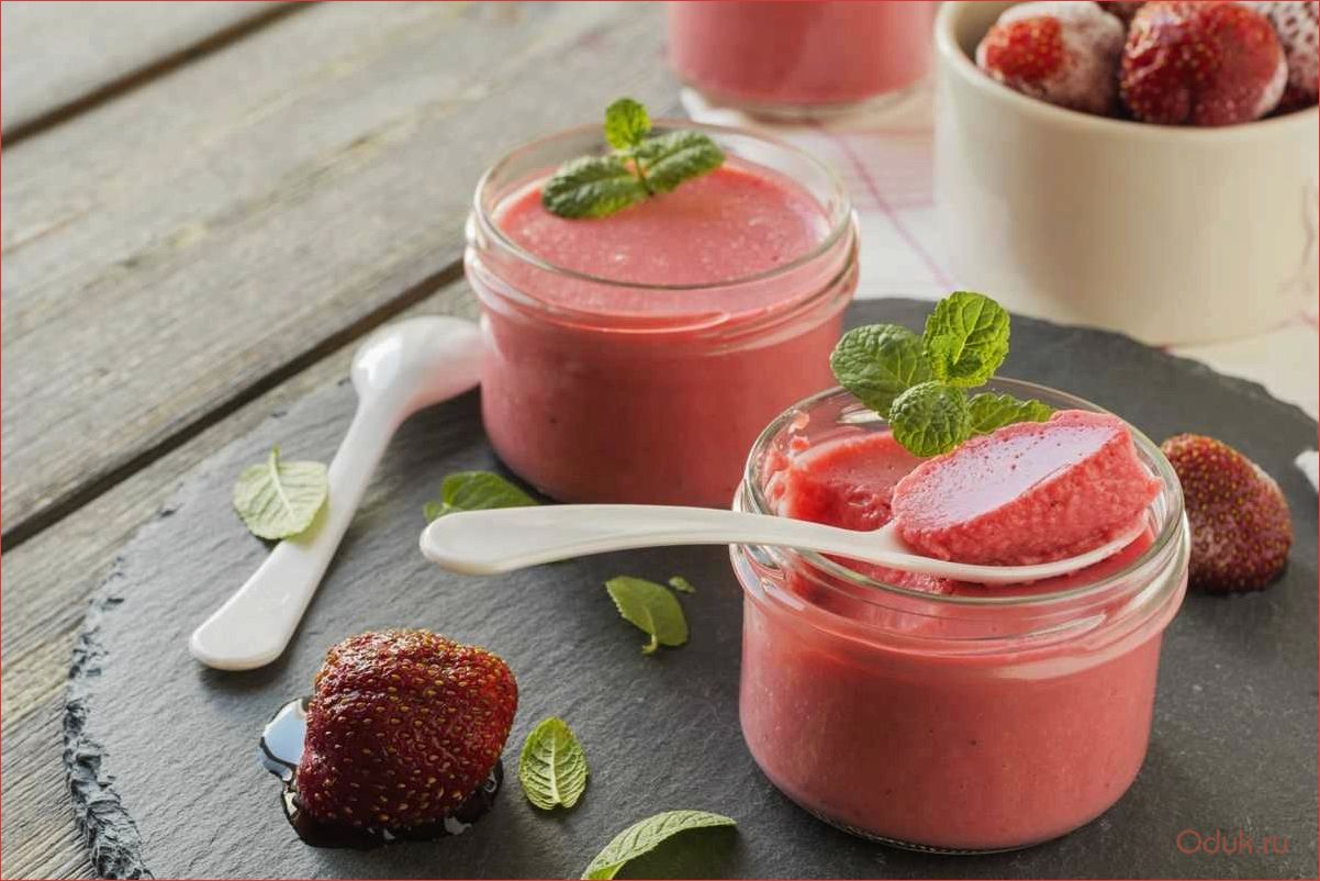Ягодный крем — вкусное и полезное десертное удовольствие для всей семьи