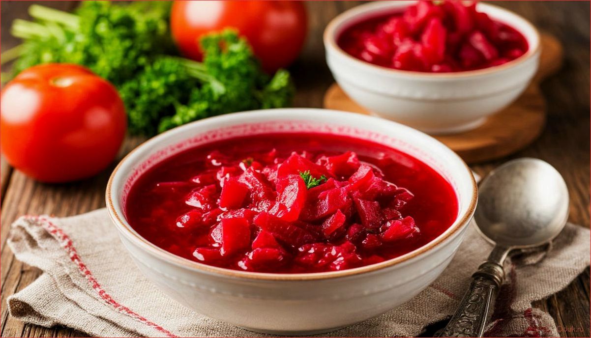 Как приготовить классический борщ со свеклой и томатной пастой по традиционному рецепту