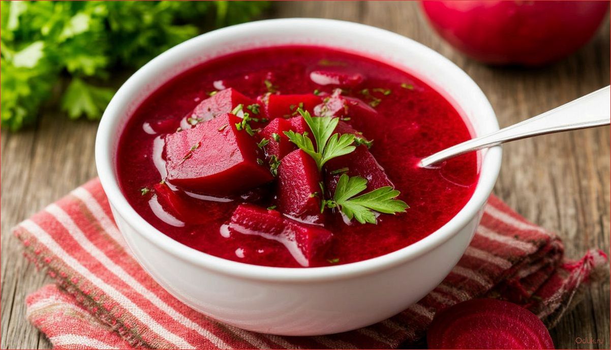 (классический, рецепт, свекольника, мяса, ощутимого) Классический рецепт свекольника без мяса для ощутимого аромата и вкуса