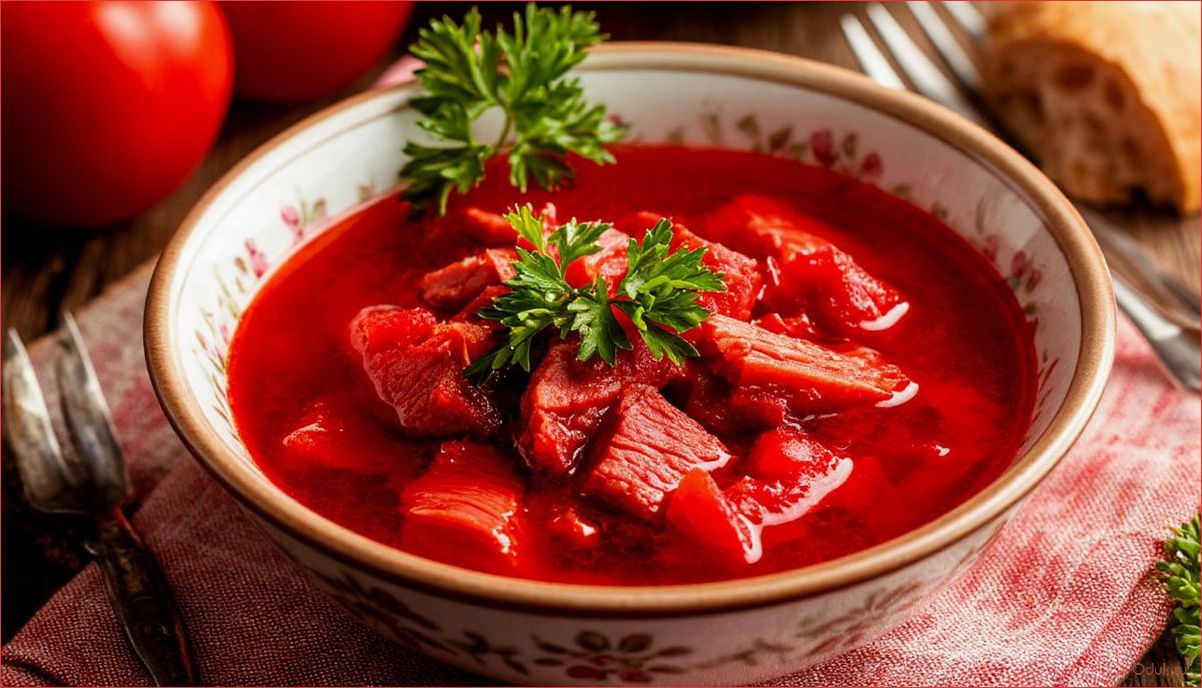 (классический, гуляш, мясом, овощами, домашнего) Классический суп гуляш с мясом и овощами для домашнего приготовления